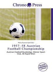 1957-58 Austrian Football Championship,6135723960,9786135723960