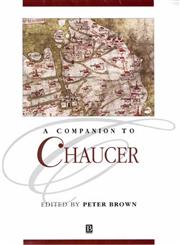 A Companion to Chaucer,0631213325,9780631213321