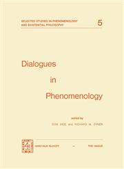 Dialogues in Phenomenology,9024716659,9789024716654