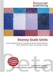 Stoney Scale Units,6130303750,9786130303754