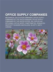 Office supply companies Mechanical calculator companies, Office supply companies of the United Kingdom,1157260373,9781157260370