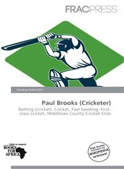 Paul Brooks (Cricketer),6201702180,9786201702189
