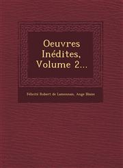 Oeuvres Inédites, Volume 2...,1249480469,9781249480464