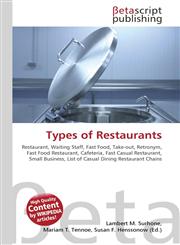 Types of Restaurants,6130317751,9786130317751