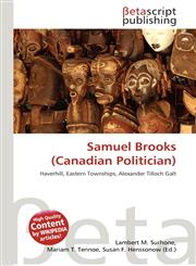 Samuel Brooks (Canadian Politician),6135366106,9786135366105