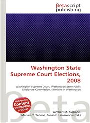 Washington State Supreme Court Elections, 2008,6134441678,9786134441674