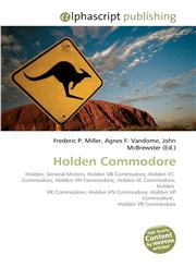 Holden Commodore,6130224877,9786130224875