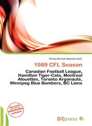 1989 CFL Season,6136563053,9786136563053