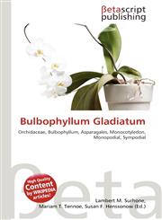 Bulbophyllum Gladiatum,6136211424,9786136211428