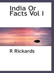 India Or Facts Vol I,1117145298,9781117145297