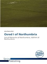 Osred I of Northumbria,6137948919,9786137948910