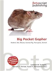 Big Pocket Gopher,6135352482,9786135352481