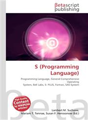 S (Programming Language),6130484925,9786130484927