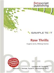 Raw Thrills,6135144073,9786135144079