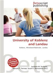 University of Koblenz and Landau,6137644901,9786137644904