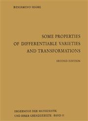 Some Properties of Differentiable Varieties and Transformations With Special Reference to the Analytic and Algebraic Cases 2nd Edition,3642650082,9783642650086