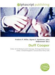 Duff Cooper,6133926910,9786133926912