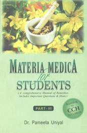 Materia Medica for Students Illustrated, Important Questions & Hints Vol. 3 1st Edition,8131900894,9788131900895