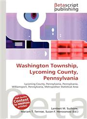 Washington Township, Lycoming County, Pennsylvania,6134467707,9786134467704