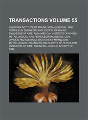Transactions Volume 55,1153073277,9781153073271