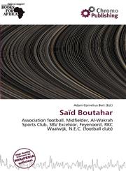 Saïd Boutahar,6200525994,9786200525994