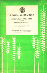 Regional Seminar of SFDA/MFAL Projects of the Western States - November 22-24, 1971