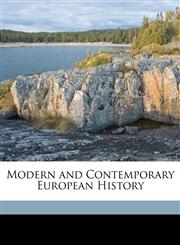 Modern and Contemporary European History,1174423366,9781174423369