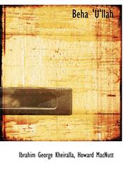 Behá 'U'lláh,1140179969,9781140179962