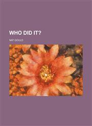 Who Did It?,1150528575,9781150528576