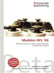 Madden NFL '96,6134438375,9786134438377