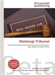 Waitangi Tribunal,6131122458,9786131122453