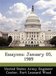 Essayons January 05, 1989,1288520794,9781288520794