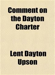 Comment on the Dayton Charter,1152751956,9781152751958