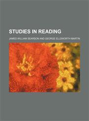 Studies in Reading (Volume 5),1150756314,9781150756313