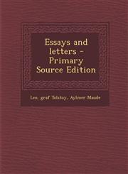 Essays and letters - Primary Source Edition,1293039179,9781293039175