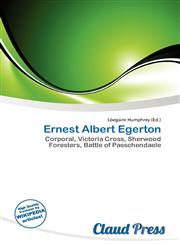 Ernest Albert Egerton,613570981X,9786135709810