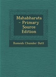 Mahabharata - Primary Source Edition,1295405482,9781295405480
