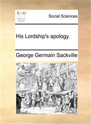 His Lordship's apology.,1171378610,9781171378617