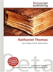 Nathaniel Thomas,6135427563,9786135427561