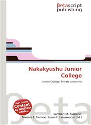 Nakakyushu Junior College,6133373067,9786133373068