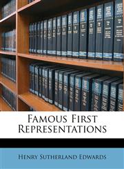 Famous First Representations,1147067481,9781147067484