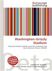 Washington-Grizzly Stadium,6134496073,9786134496070