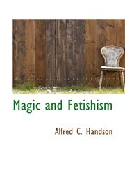 Magic and Fetishism,1110555008,9781110555000