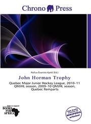 John Horman Trophy,6201748903,9786201748903
