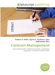 Contract Management,6133818344,9786133818347