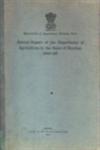 Annual Report of the Department of Agriculture in the State of Bombay - 1949-50