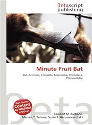Minute Fruit Bat,6134455121,9786134455121