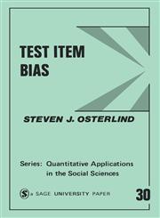 Test Item Bias,0803919891,9780803919891