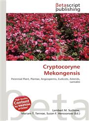 Cryptocoryne Mekongensis,6134868914,9786134868914