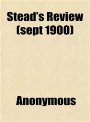 Stead's Review (sept 1900),1151825352,9781151825353